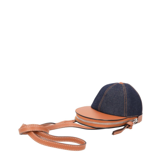 JW ANDERSON Leather Mini Nano Bag Coin Purse Handbag Denim RRP360 — View 2