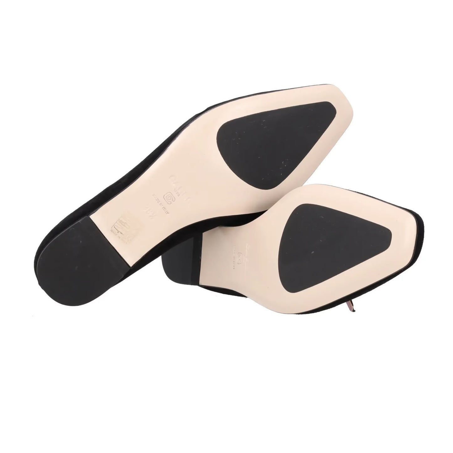CAREL PARIS Womens Emilie 24 Ballet Flats Black Suede Leather Bow UK 5.5 RRP350 — View 8