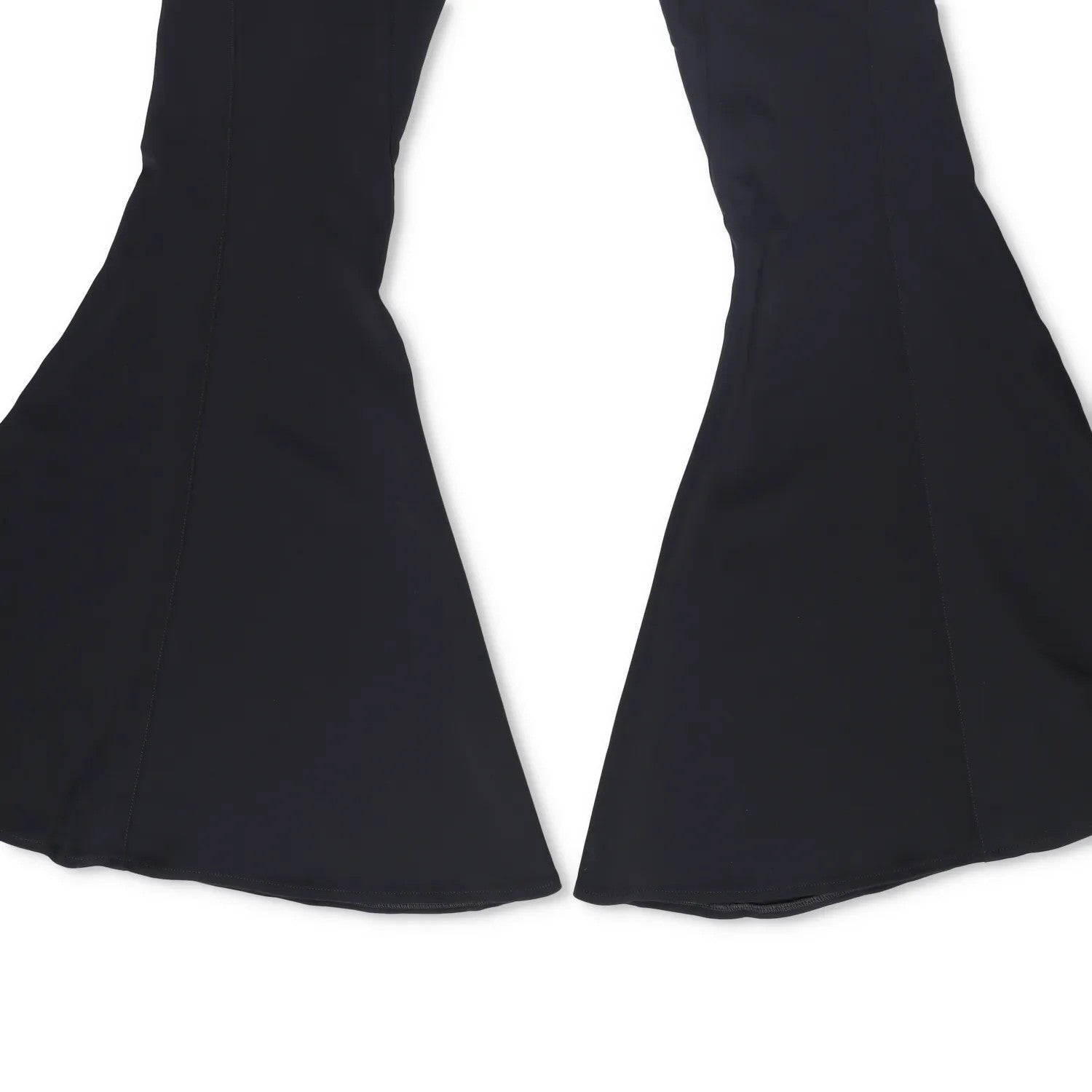 MUGLER Womens Flared Trousers Black Button Flat Front Size 42 RRP 1195 — View 5