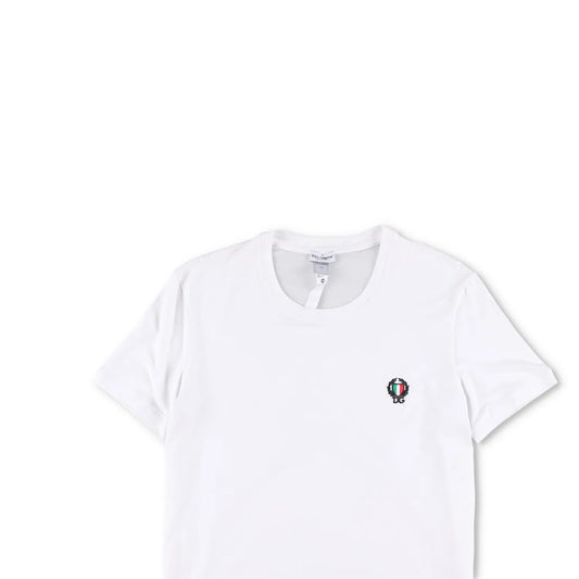 DOLCE & GABBANA Mens T-Shirt White Crew Neck Short Sleeve Logo Size S RRP 225 — View 2
