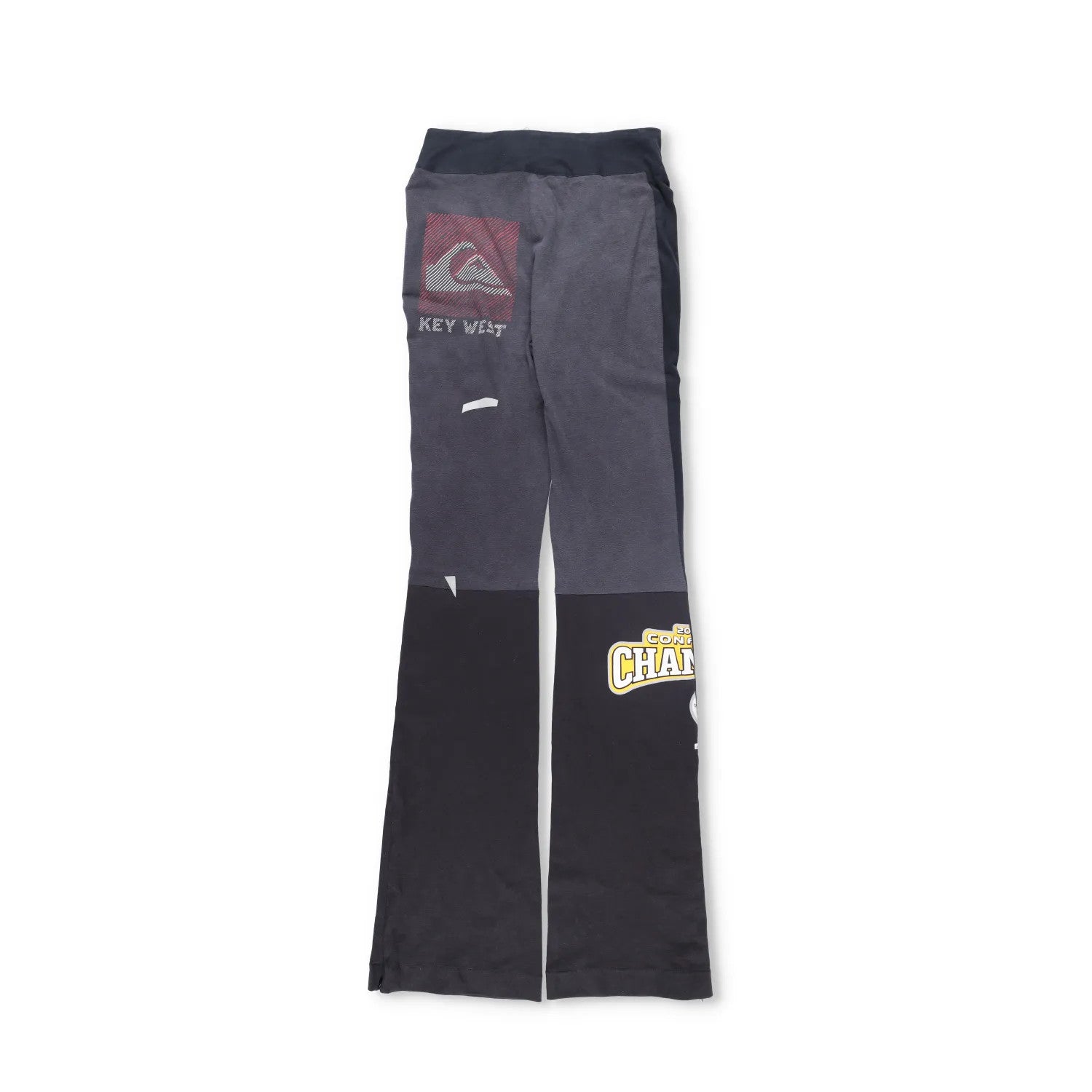 CONNER IVES Womens Flared Joggers Mixed Vintage Fibre Black Logo Size L RRP 250 — View 11