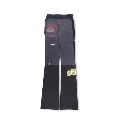 CONNER IVES Womens Flared Joggers Mixed Vintage Fibre Black Logo Size L RRP 250 — View 11