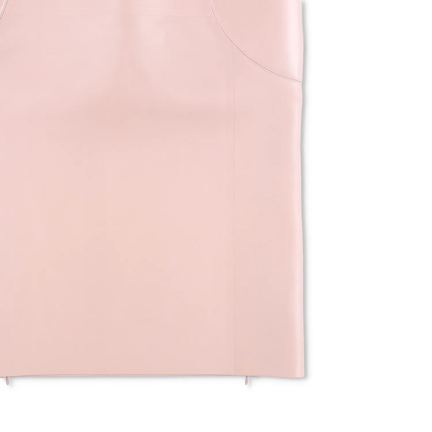 ALAIA Womens Pencil Skirt Midi Leather Neutrals Zip Closure 40 RRP 5790 — View 4