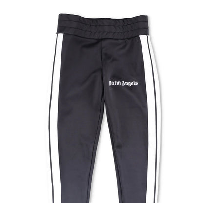 PALM ANGELS Womens Sweatpants Black White Striped Slim Tapered Poly XS RRP 200 — View 2