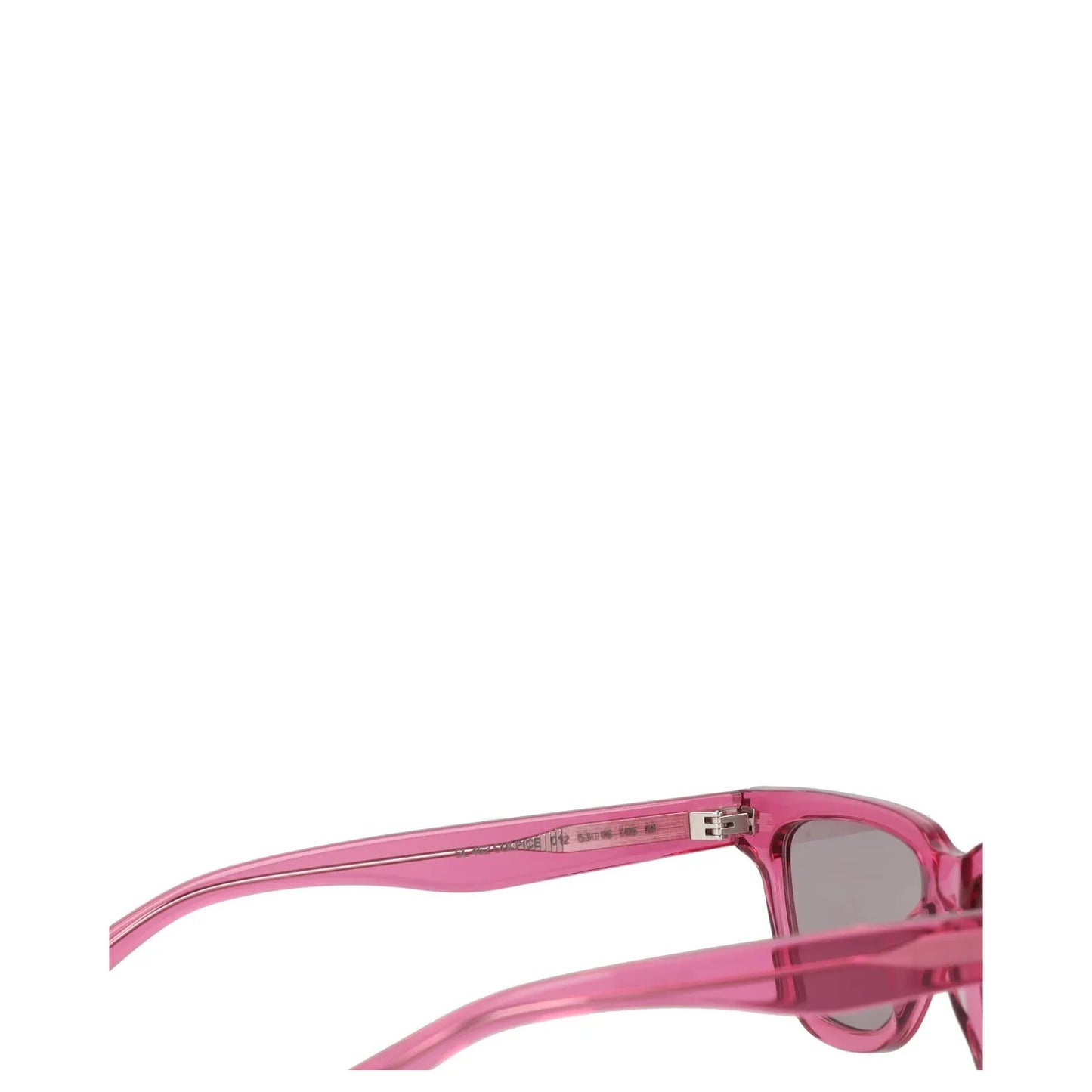 SAINT LAURENT Womens Square Sunglasses Pink Acrylic Tinted Lens One Size RRP 250 — View 8