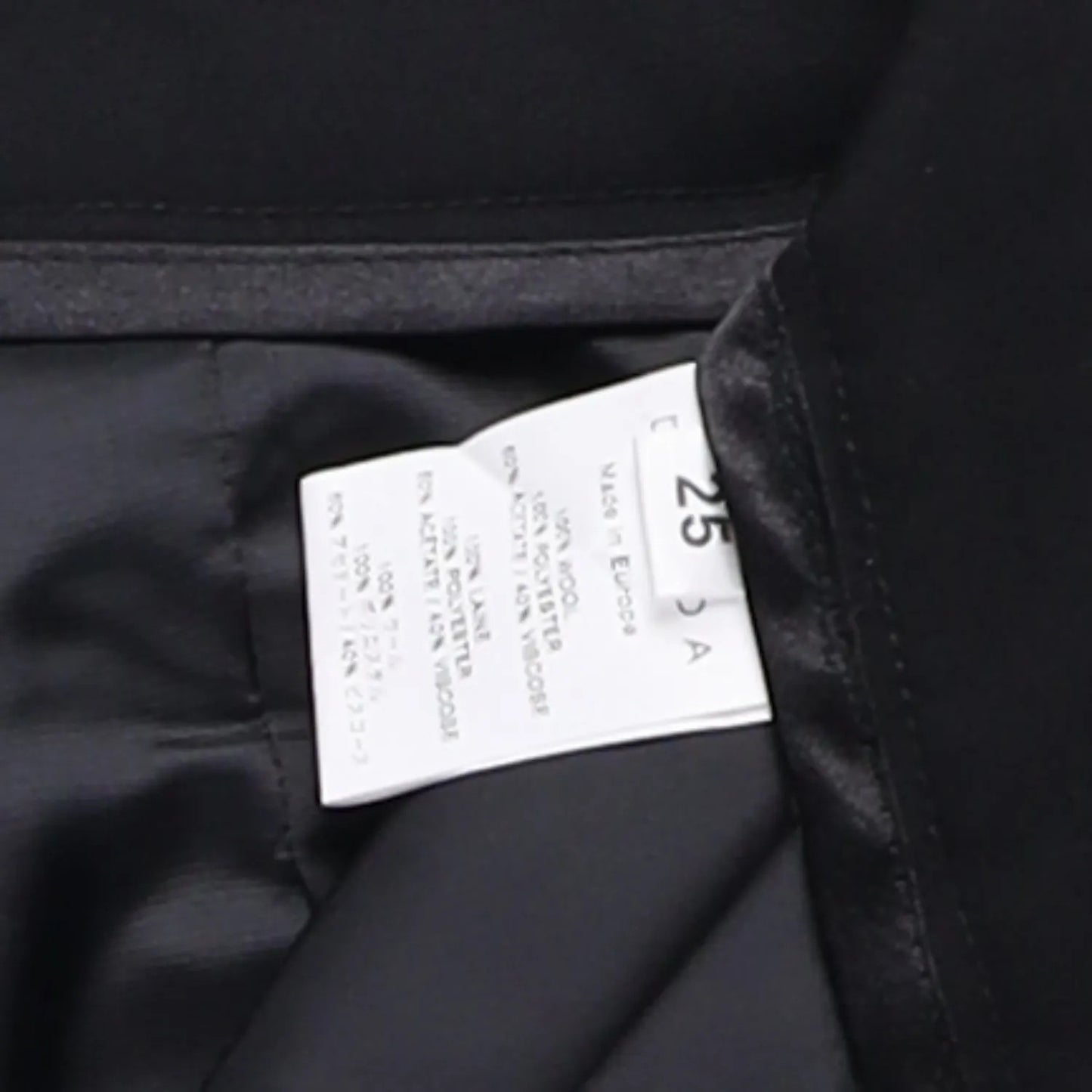 DELADA Mens Cargo Trousers Black Wool Blend Elastic Cuffs Size 25 RRP 250 — View 9