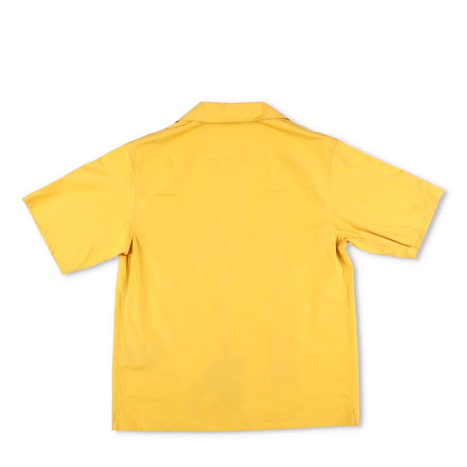 PRADA Mens Shirt Colourblock Short Sleeve Yellow Large Graphic Design XS RRP1100 — View 4