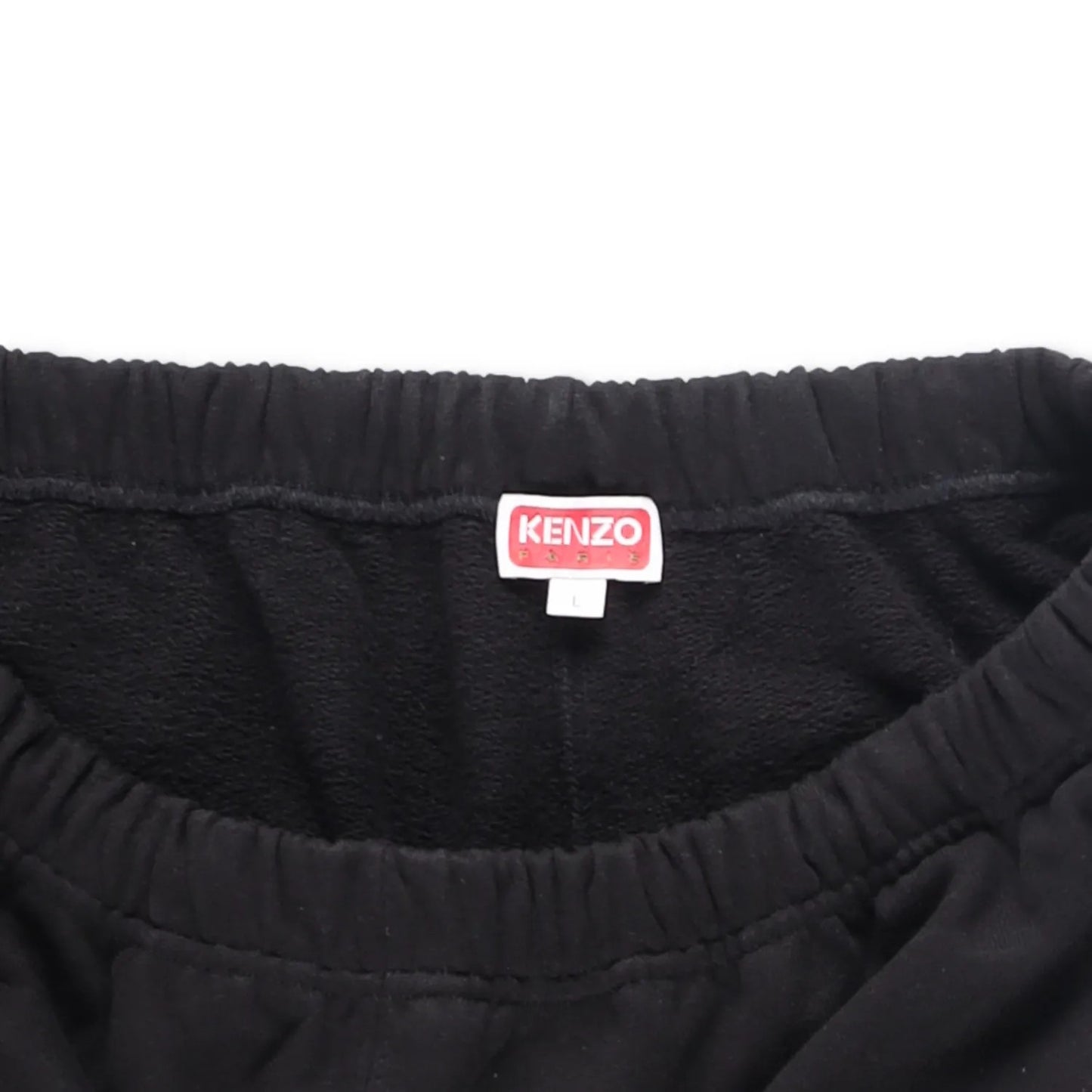 KENZO Mens Paris Classic Jogger Pants Cotton Blend Fleece Logo Black L RRP 270 — View 5