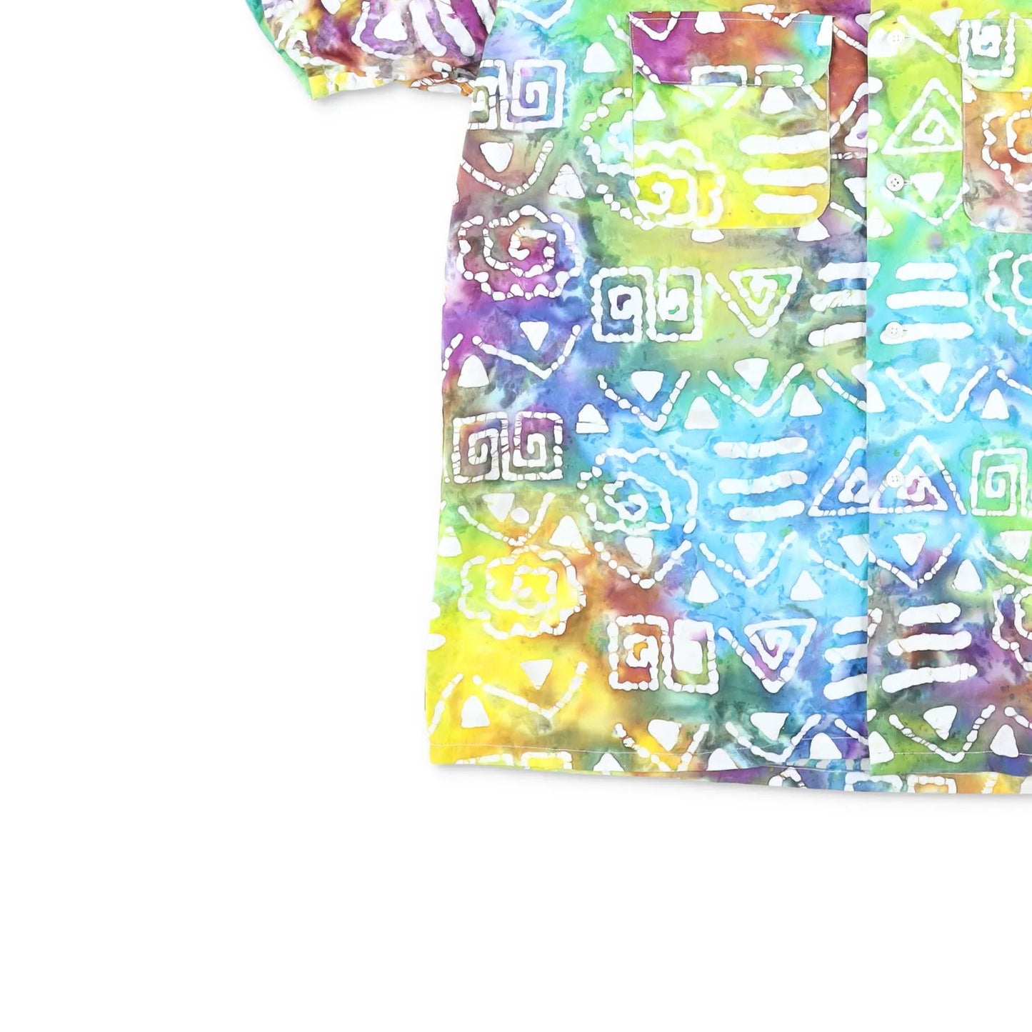 BEAMS Mens Shirt Cotton Button-Up Multicoloured Short Sleeve Size XL RRP 175 — View 3