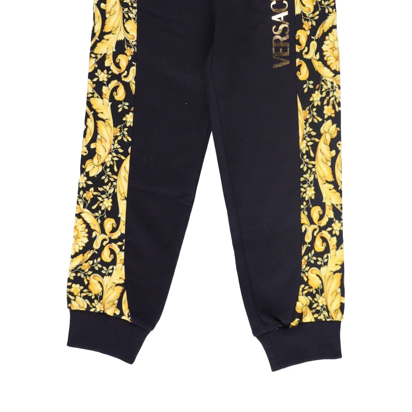 VERSACE KIDS Unisex Kids Fleece  Barocco Logo Print Track Pants 6 YRS RRP 225 — View 3