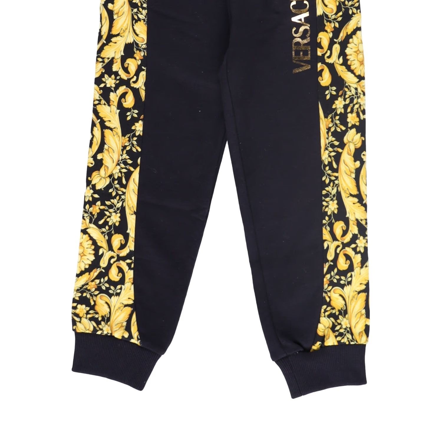 VERSACE KIDS Unisex Kids Fleece  Barocco Logo Print Track Pants 6 YRS RRP 225 — View 3