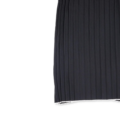 JACQUEMUS Women La Haut Maille Plisse Blouse Black Knit Pleated Square 40 RRP275 — View 3