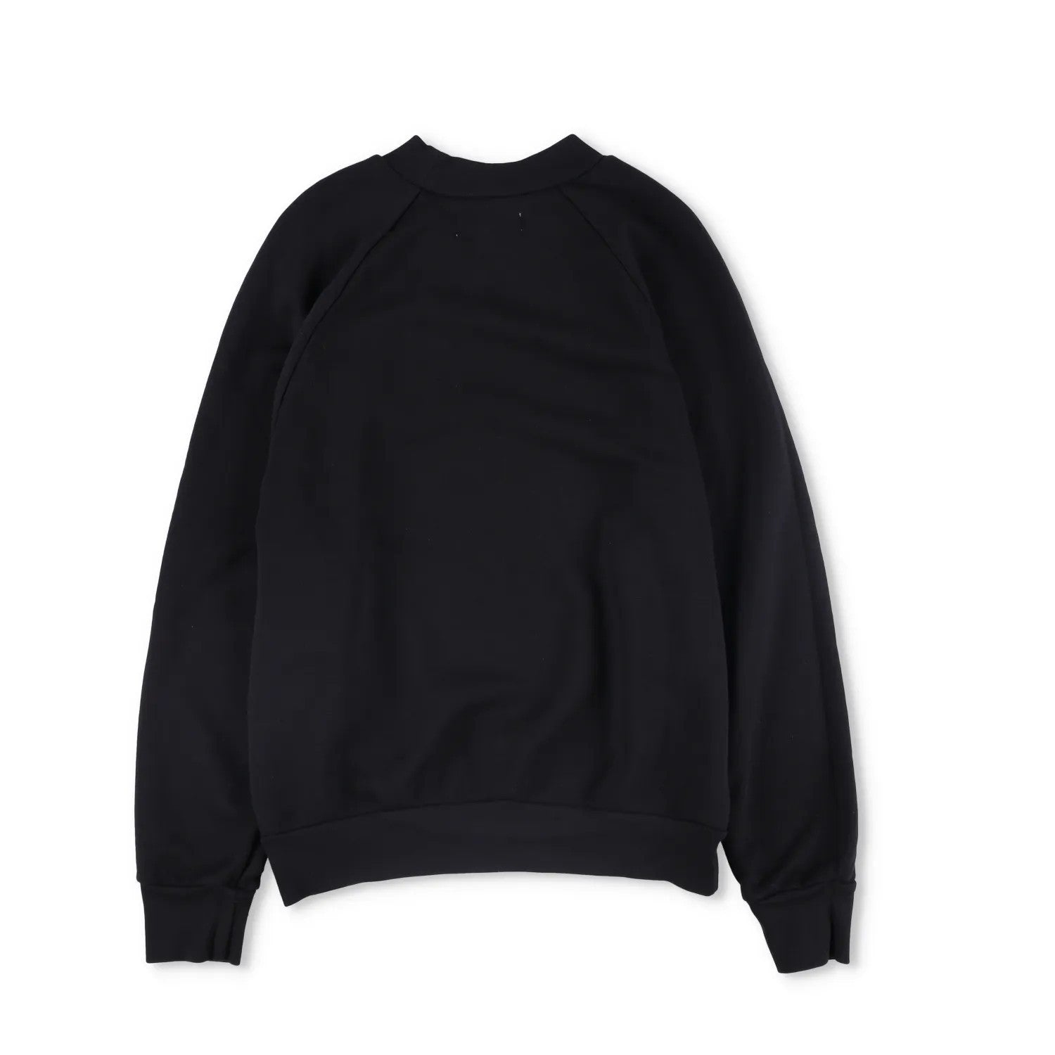 LES TIEN Mens Sweatshirt Crew Neck Cotton Pullover Black Long Sleeve M RRP 260 — View 8