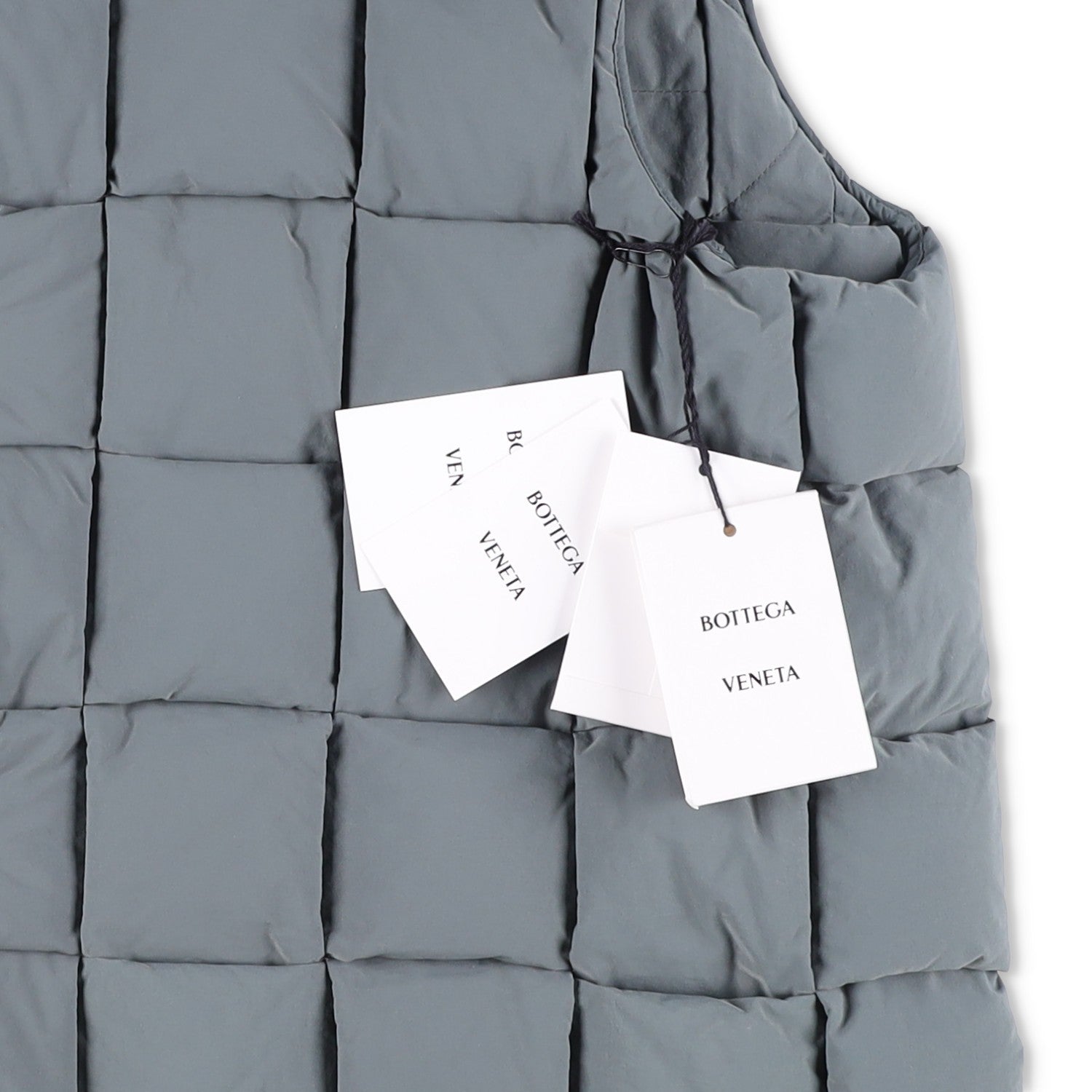 BOTTEGA VENETA Mens Quilted Interractio Puffer Gilet Sage Green Size M/L RRP3500 — View 10