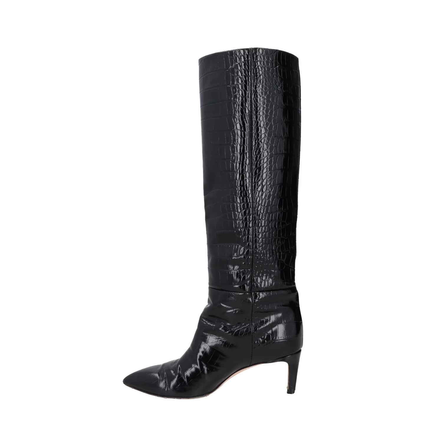 PARIS TEXAS Womens Stiletto 60 Leather Knee High Boots Croco Leather EU36 RRP625 — View 4