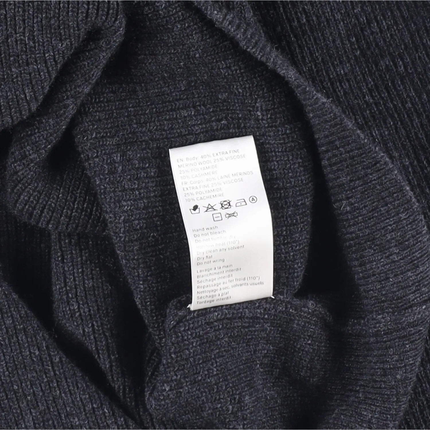 NANUSKHA Womens Cropped Hoodie Grey Front Pocket Pullover Size S RRP 320 — View 8