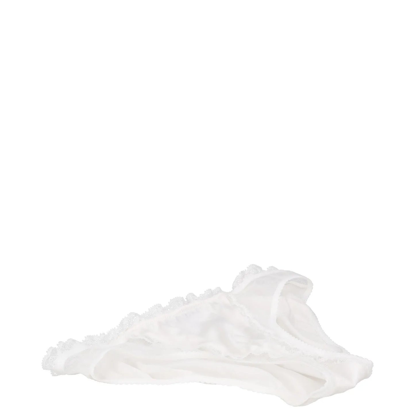 DOLCE & GABBANA Womens Briefs Sheer Panel Lace White Knickers Size S RRP 245 — View 3