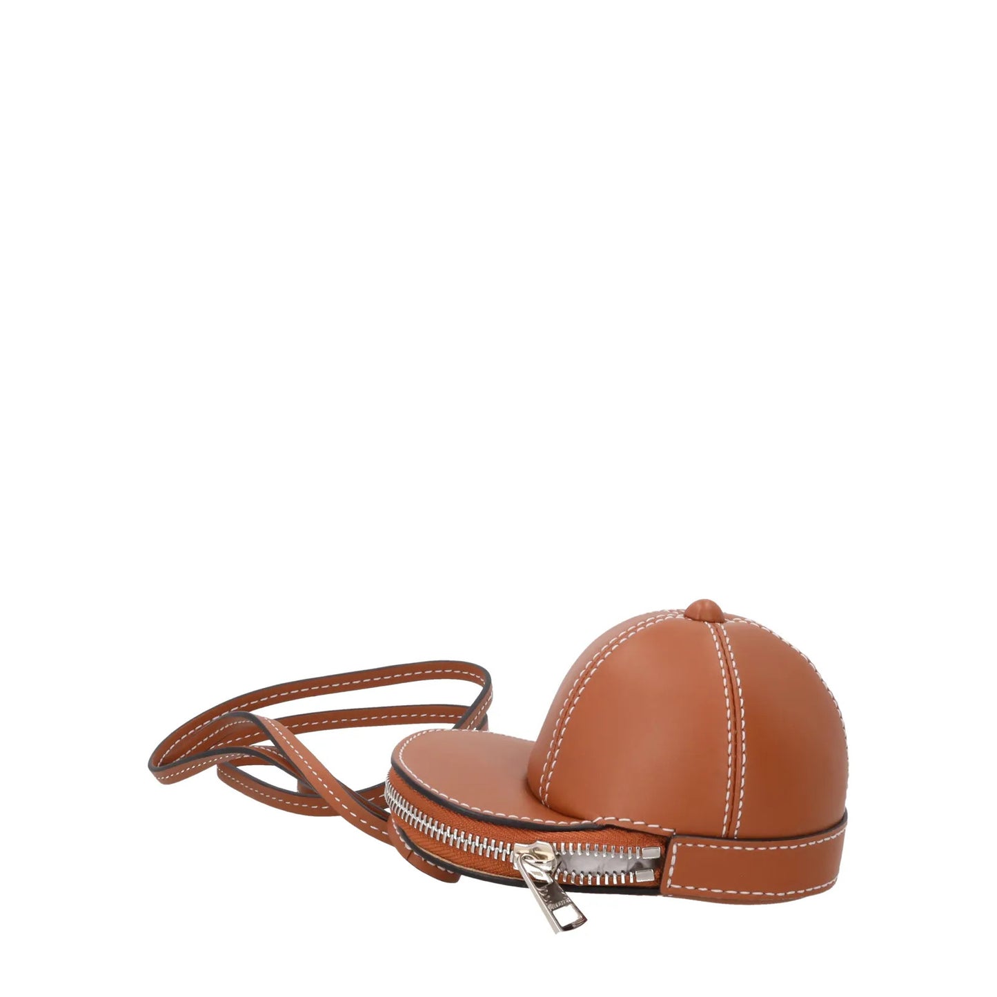 J.W. ANDERSON Womens Nano Cap Crossbody Bag Leather Pecan Size S RRP 295 — View 5
