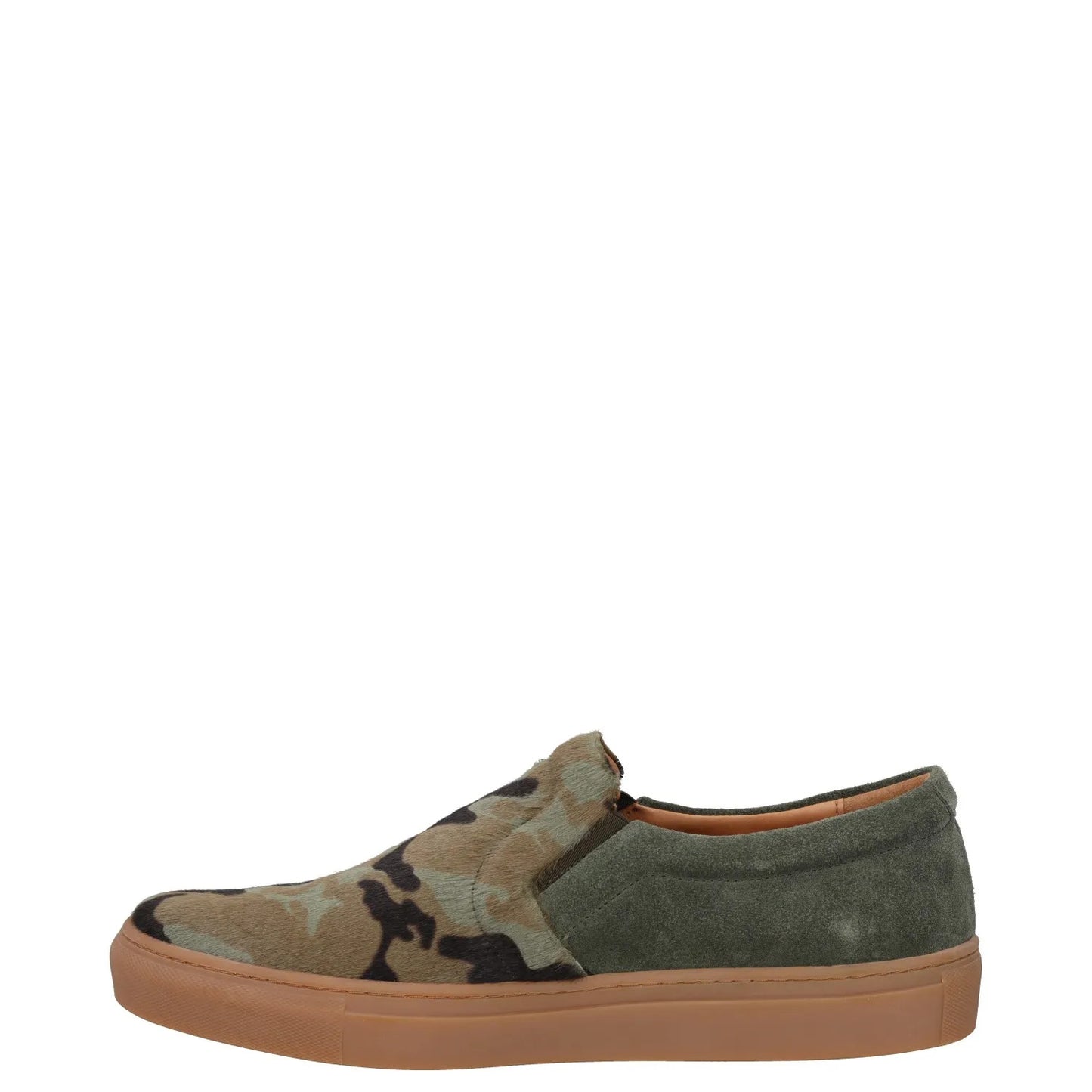 SWEAR Mens Trainer Green Multi Leather Low Top Slip On Flat Sneaker UK 8 RRP 250 — View 4