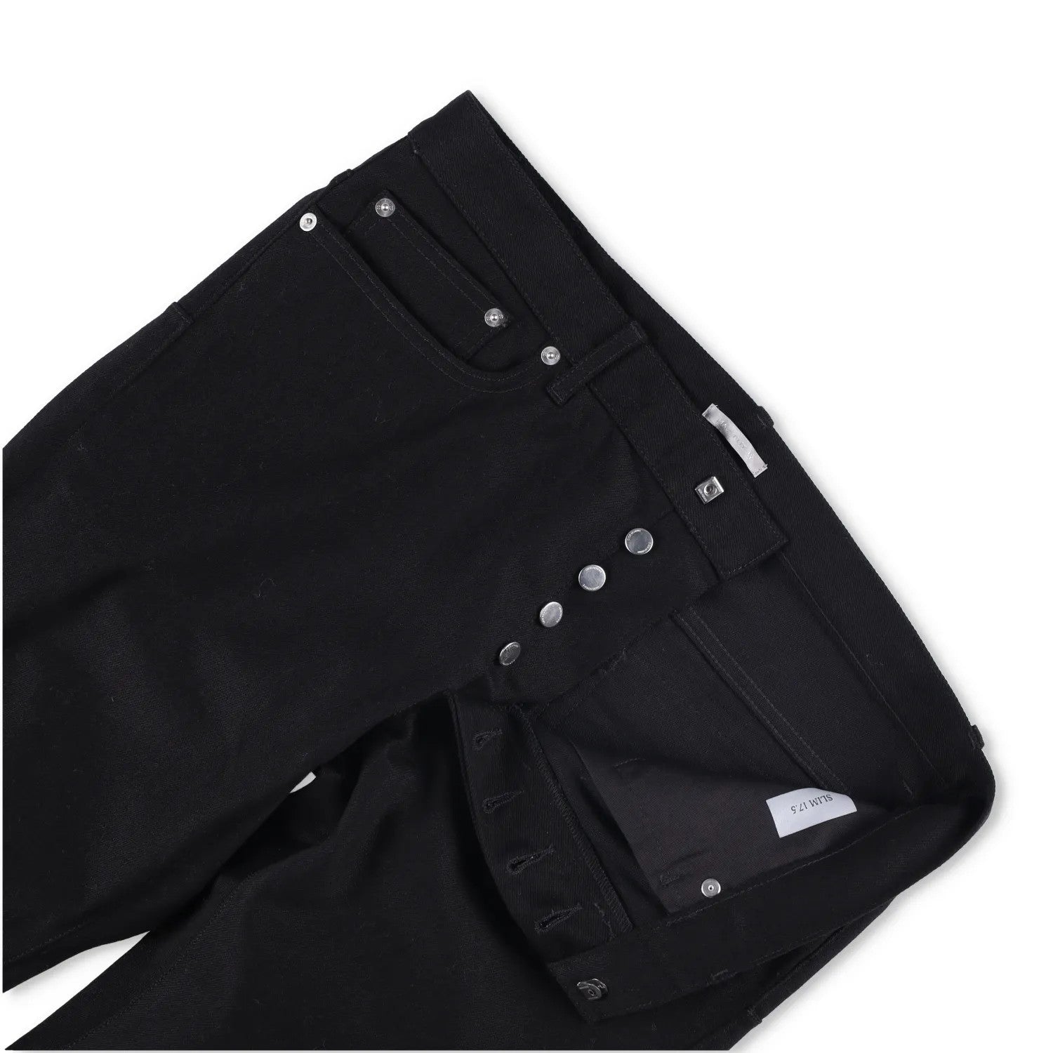 DIOR HOMME Mens Slim Fit Jeans Black Dior Logo Mid Rise Size 32 RRP 660 — View 7