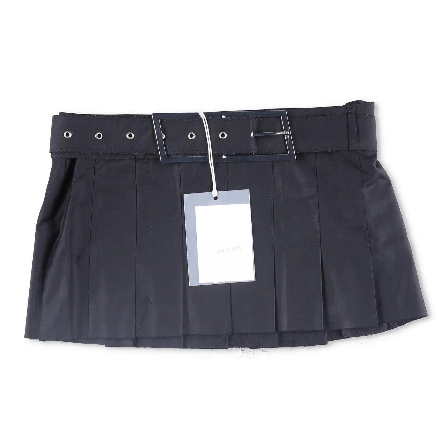 16ARLINGTON Womens Nimue Mini Skirt Pleated Black with Belt Size 10 RRP 700 — View 5