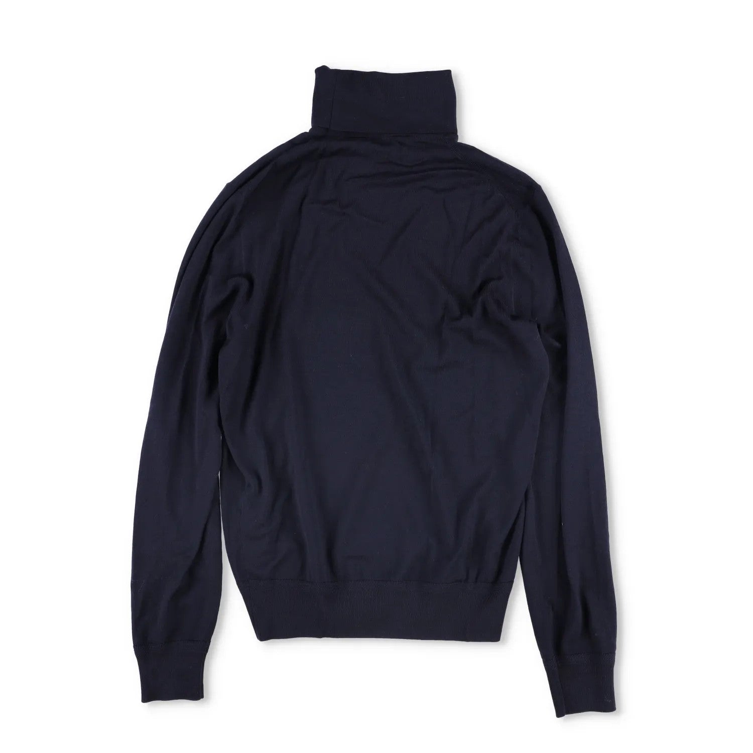 TOM FORD Mens Fine Gauge Merino Roll Neck Blue Turtleneck Jumper Size 48 RRP 930 — View 5