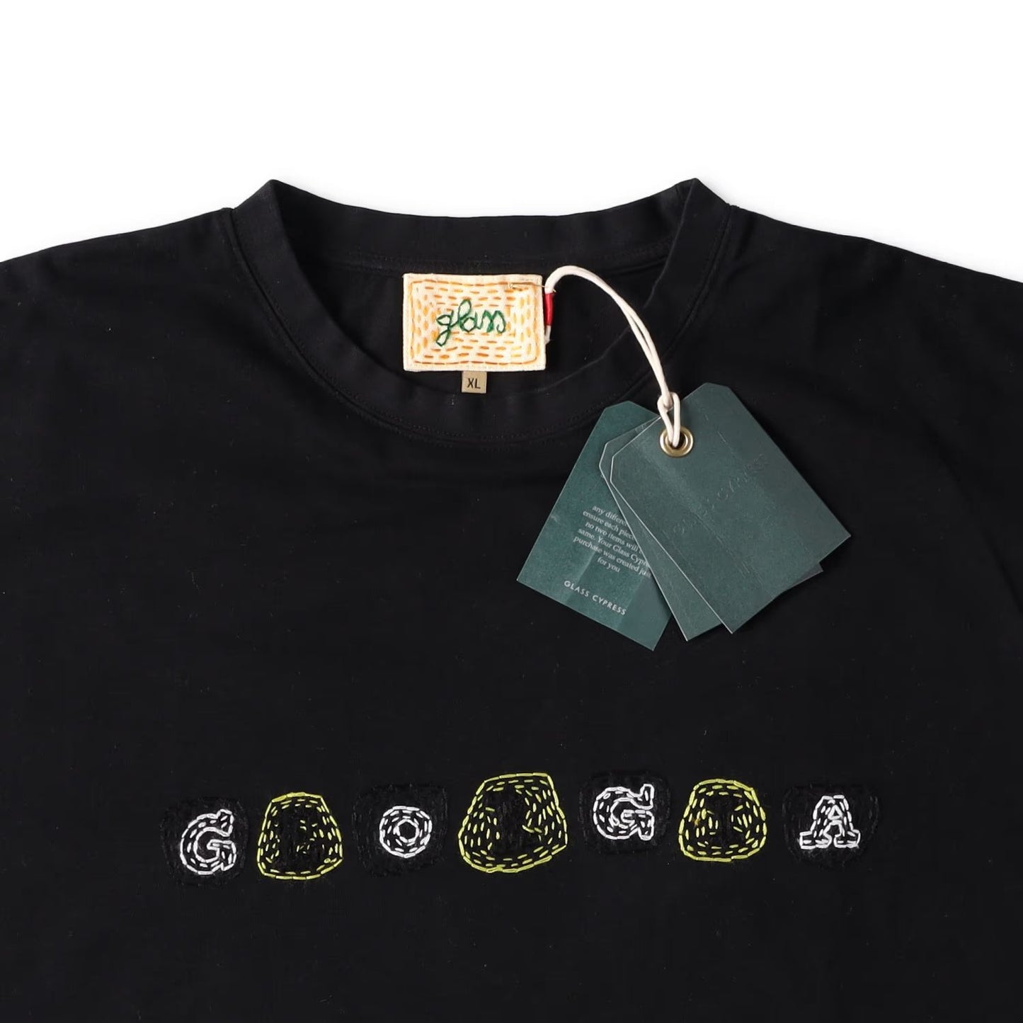 Glass Cypress Mens Georgia Black T-Shirt Short Sleeve Crew Neck Size XL RRP 175 — View 8