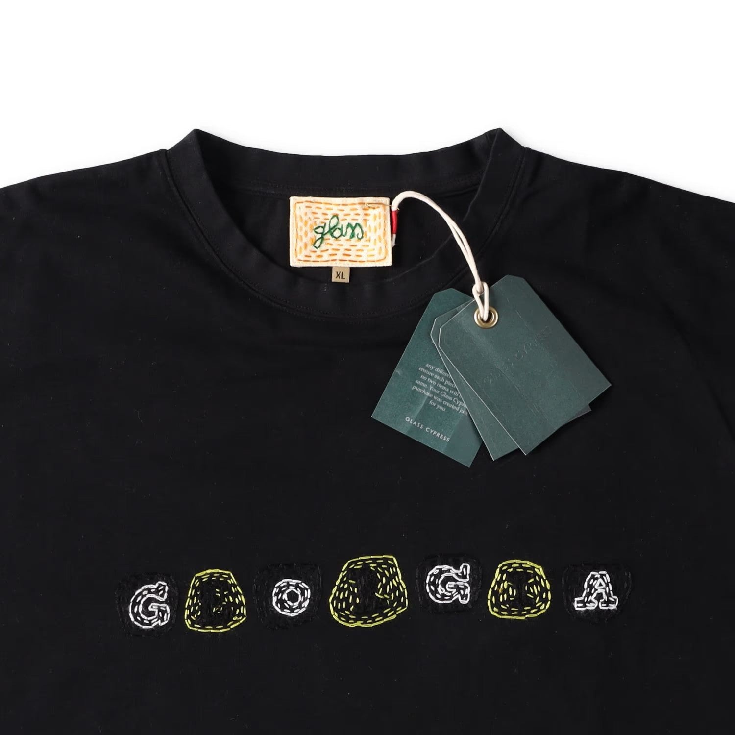 Glass Cypress Mens Georgia Black T-Shirt Short Sleeve Crew Neck Size XL RRP 175 — View 8