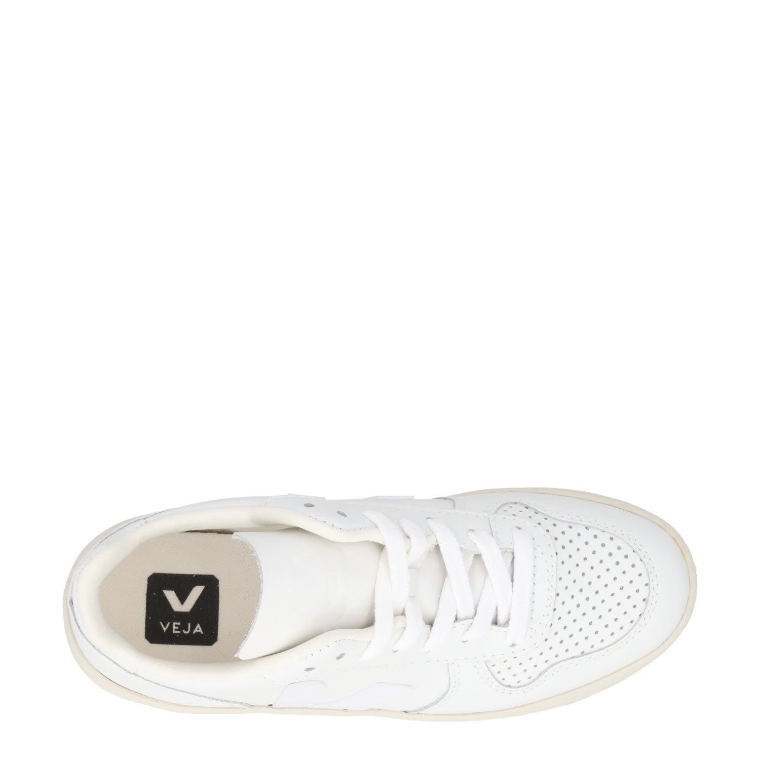 VEJA Womens V-10 Trainers Extra White Leather Low Tops Lace Up UK 2 RRP 140 — View 7