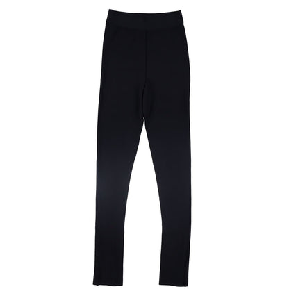 THE ROW Womens Clizia Leggings Black Mid Rise Ankle Solid Size S RRP 1218.5