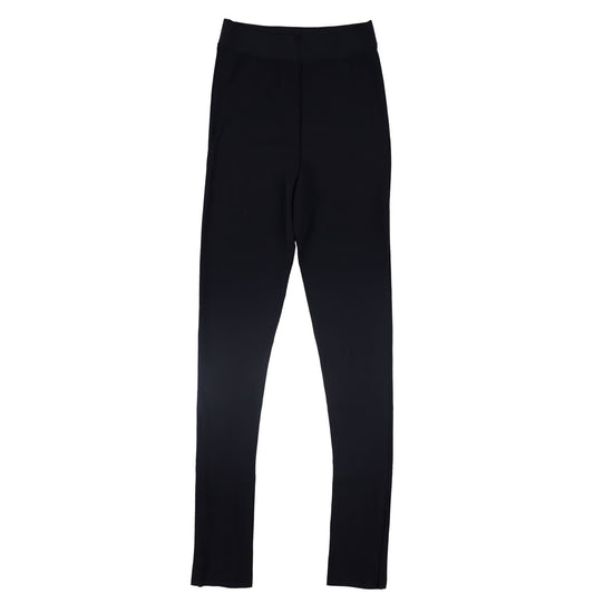 THE ROW Womens Clizia Leggings Black Mid Rise Ankle Solid Size S RRP 1218.5