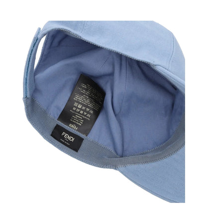 FENDI Mens Baseball Hat Ff Stitches Blue Adjustable Fit One Size RRP 380 — View 8