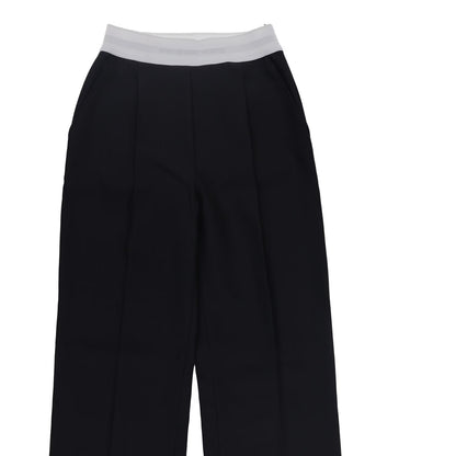 ALEXANDER WANG Womens High Waisted Pleated Trouser Logo Elastic Black 2 RRP 595 — View 5