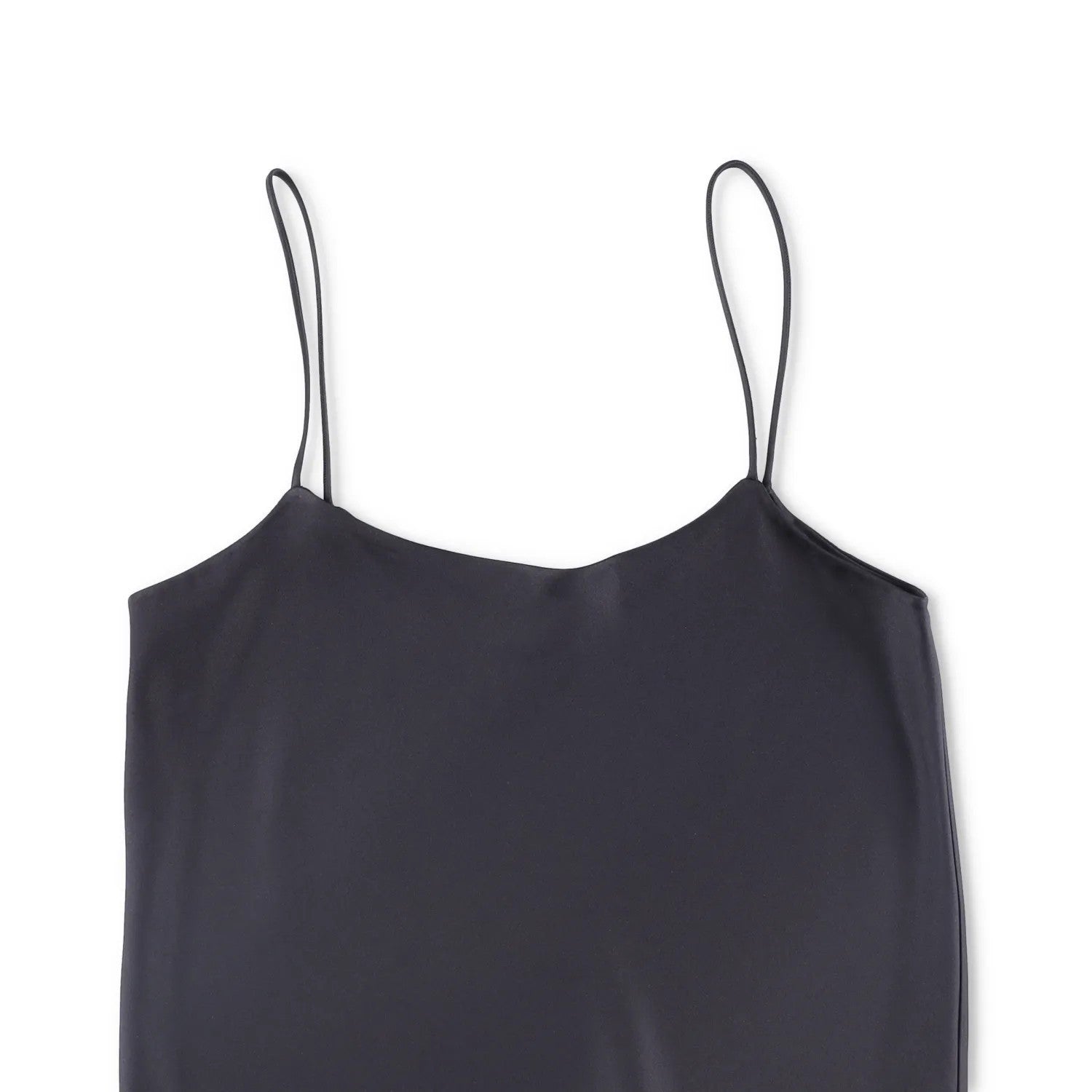 THE ROW Womens Biggins Top Silk Camisole Tank Black Spaghetti Strap S RRP 1430 — View 3