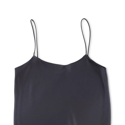 THE ROW Womens Biggins Top Silk Camisole Tank Black Spaghetti Strap S RRP 1430 — View 3