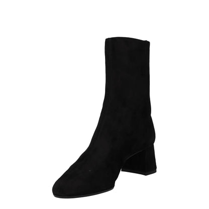 AQUAZZURA Womens Heels Black Leather Rear Zip Block Heel Almond Toe UK 3 RRP 500 — View 3