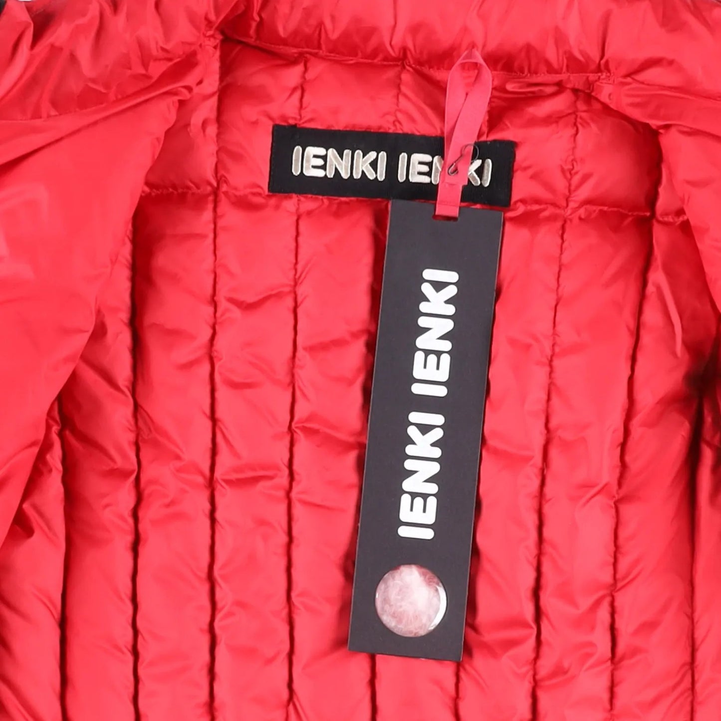 IENKI IENKI Womens Quilted Gilet Nylon Red Zip Sleeveless Size NIA RRP 300 — View 7