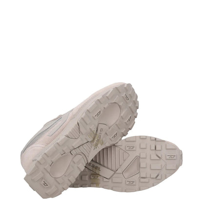 DIESEL Womens Trainers Grey Leather Low Top Lace Up Sneakers UK 7.5 RRP 145 — View 8
