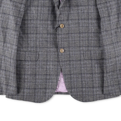 GUCCI Mens Wool Grey Check Blazer Size 7-50 Regular Long Sleeve RRP1750 — View 2