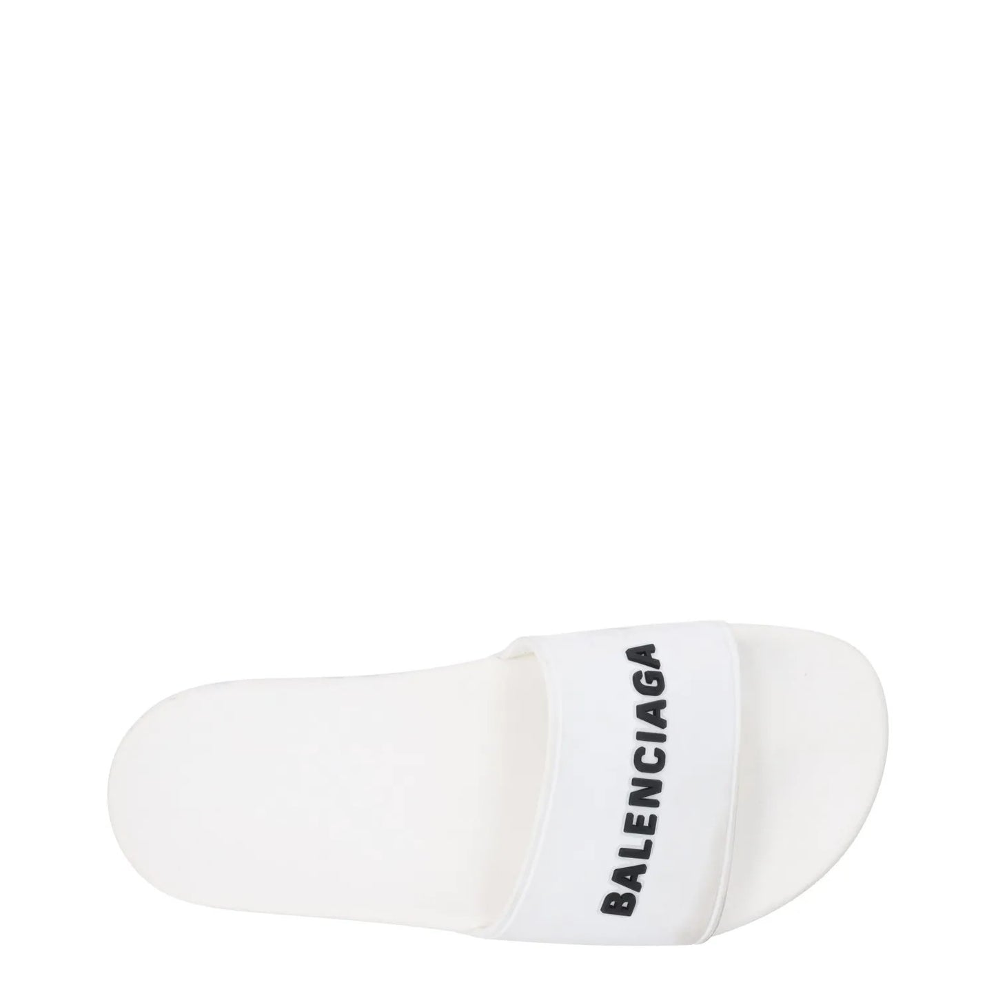 BALENCIAGA Women Piscini Pool Slide Rubber Flat Heel Sandal White UK 4 RRP 310 — View 7