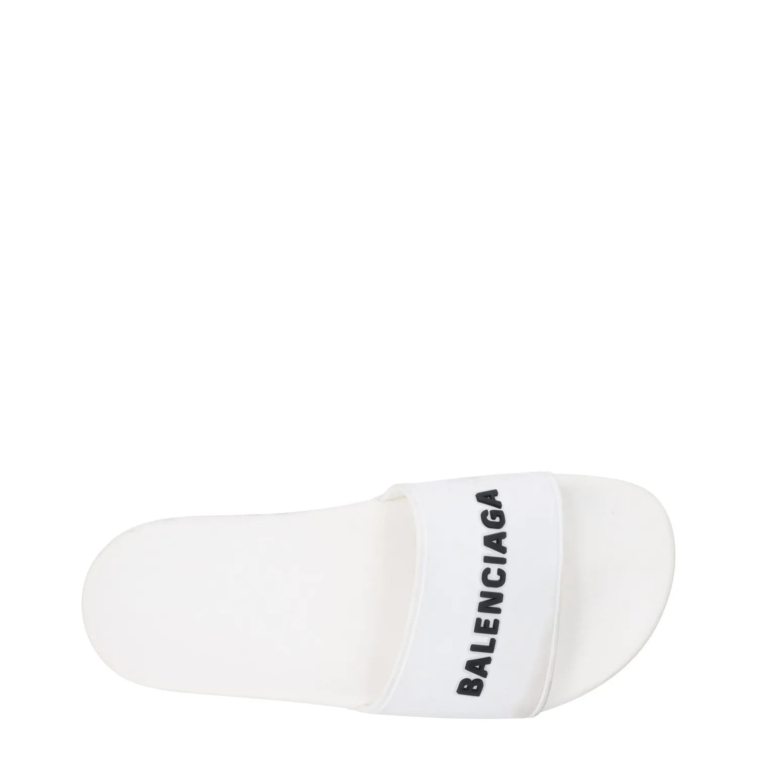 BALENCIAGA Women Piscini Pool Slide Rubber Flat Heel Sandal White UK 4 RRP 310 — View 7