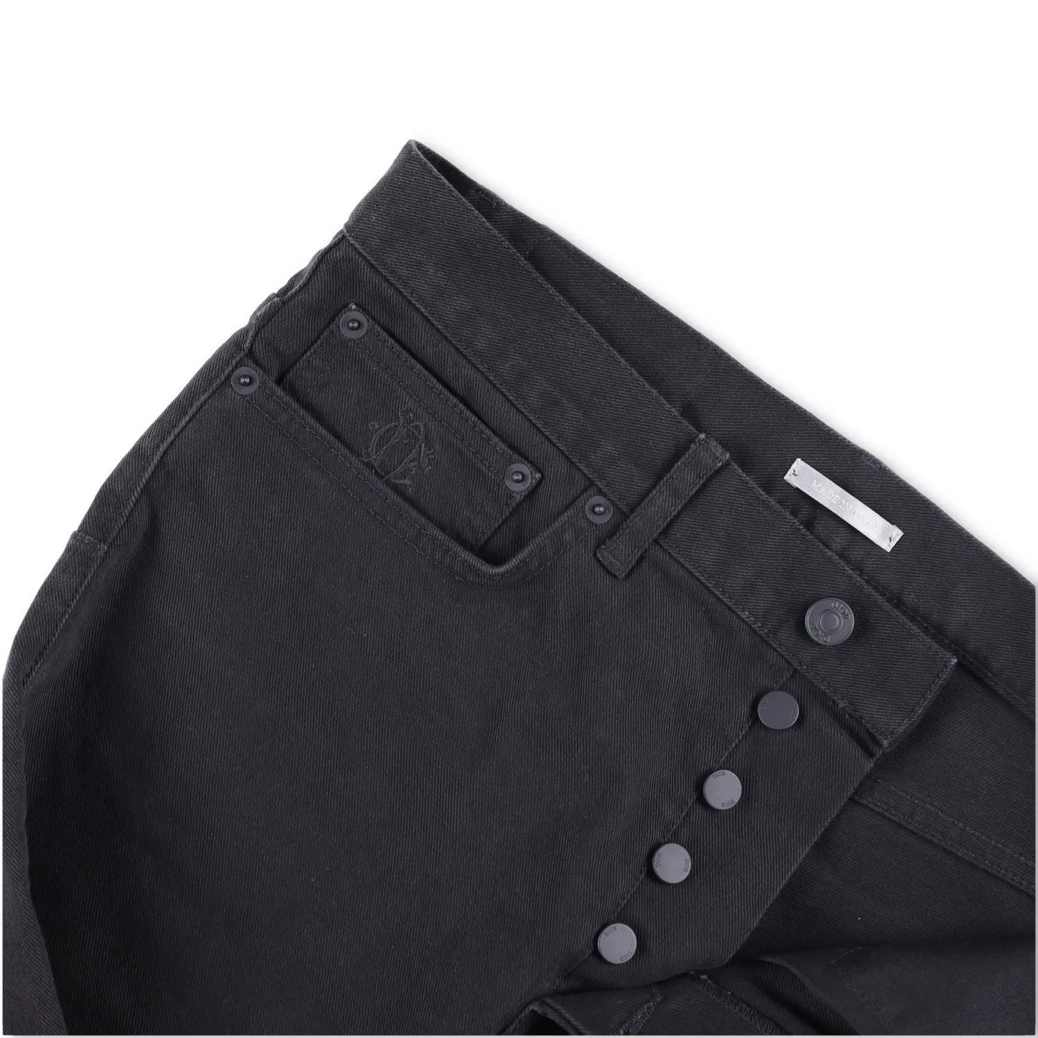 DIOR HOMME Mens Skinny Mona Lisa Jeans Black Stretch Denim Size 29 RRP 685 — View 8