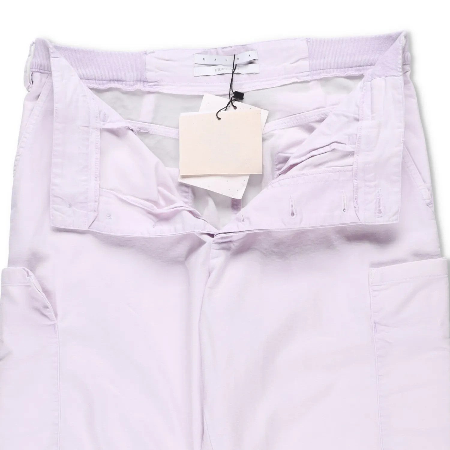 RANRA Men Loftur Trousers Lilac Straight Leg Purple Flat Front Straight S RRP370 — View 6