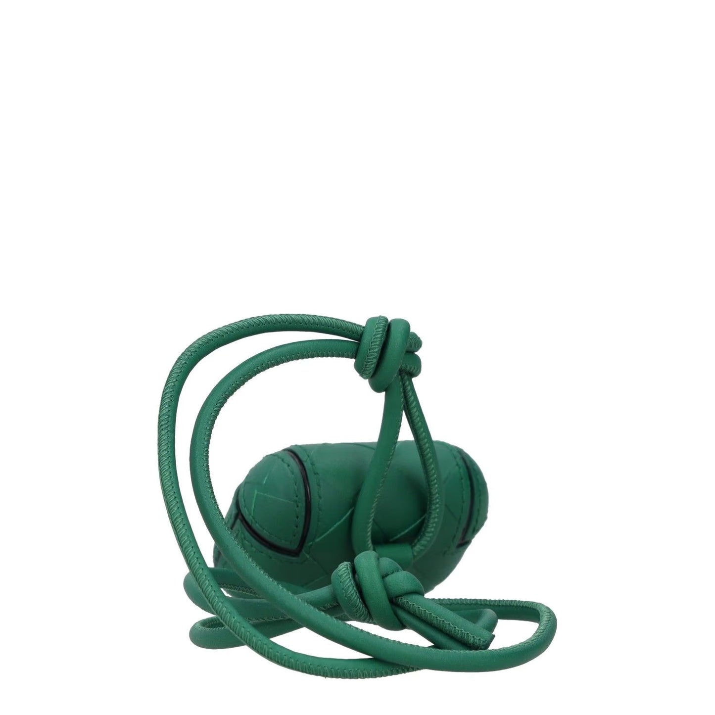 BOTTEGA VENETA Carry Case Strap For Apple AirPods Pro Green Leather OS RRP 470 — View 3