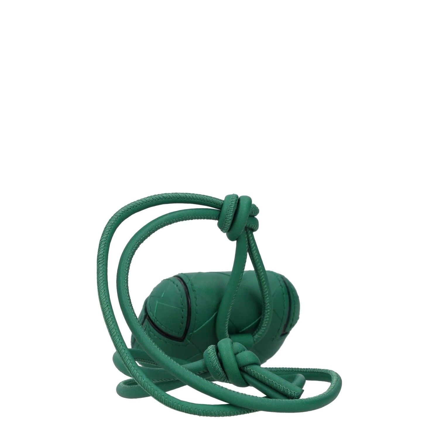 BOTTEGA VENETA Carry Case Strap For Apple AirPods Pro Green Leather OS RRP 470 — View 3