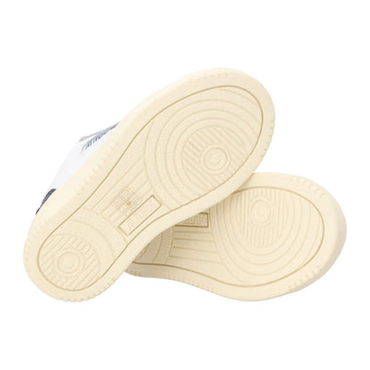 AUTRY Unisex Kids Medalist Trainers Leather Low Top White Comb EU 34 RRP 165 — View 9