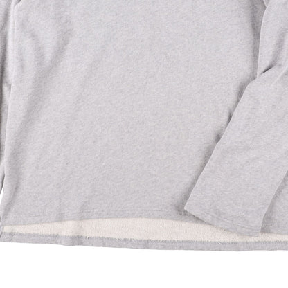 MARTINE ROSE Mens Polo Shirt Collared Quarter Zip Grey Long Sleeve Size L RRP340 — View 3