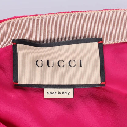 GUCCI Women Aline Maxi Skirt Mid Waist Aline A-Line Burgundy Red Size 40 RRP2100 — View 13