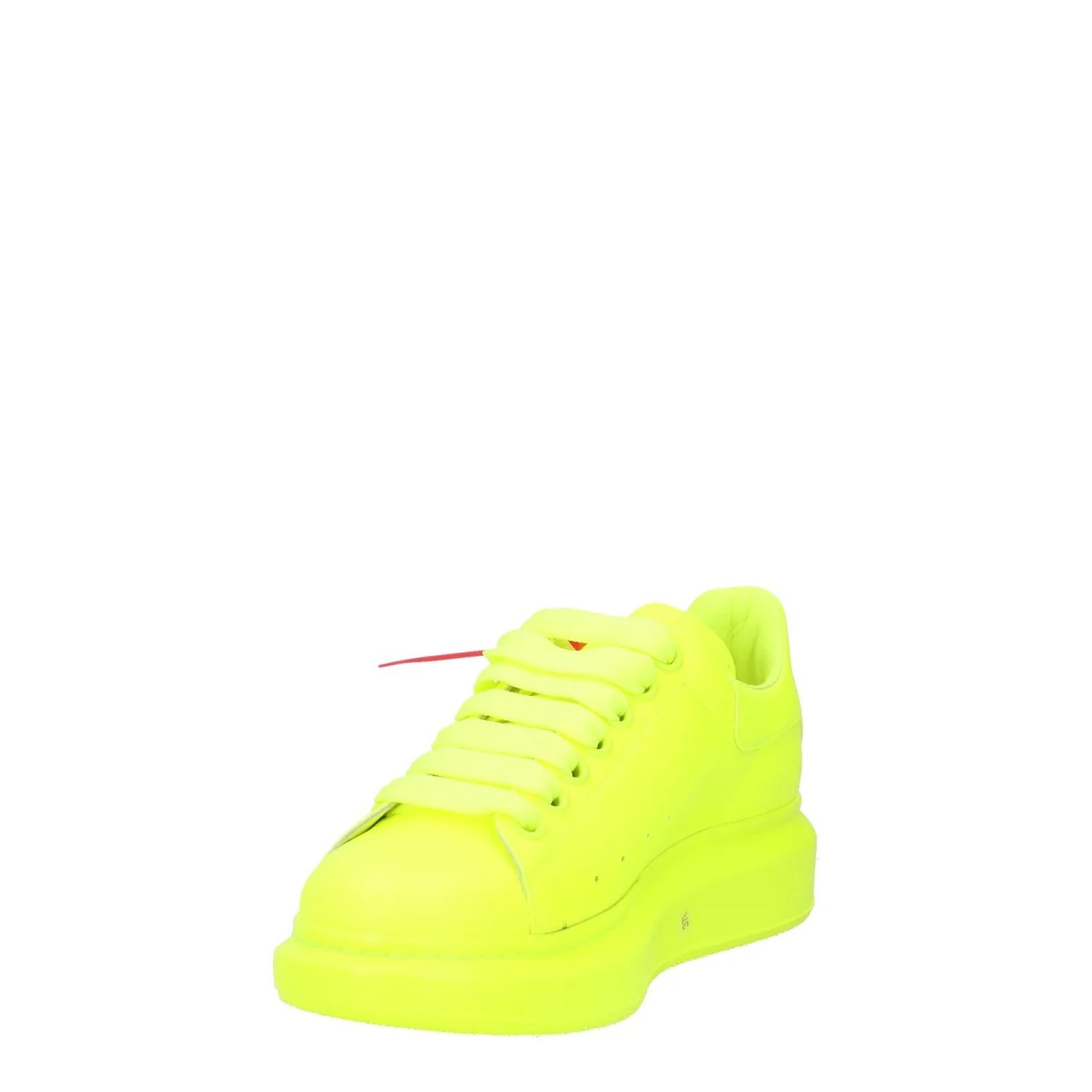 ALEXANDER MCQUEEN Womens Trainer Yellow Leather Low Top Lace Up UK 4.5 RRP 450 — View 3