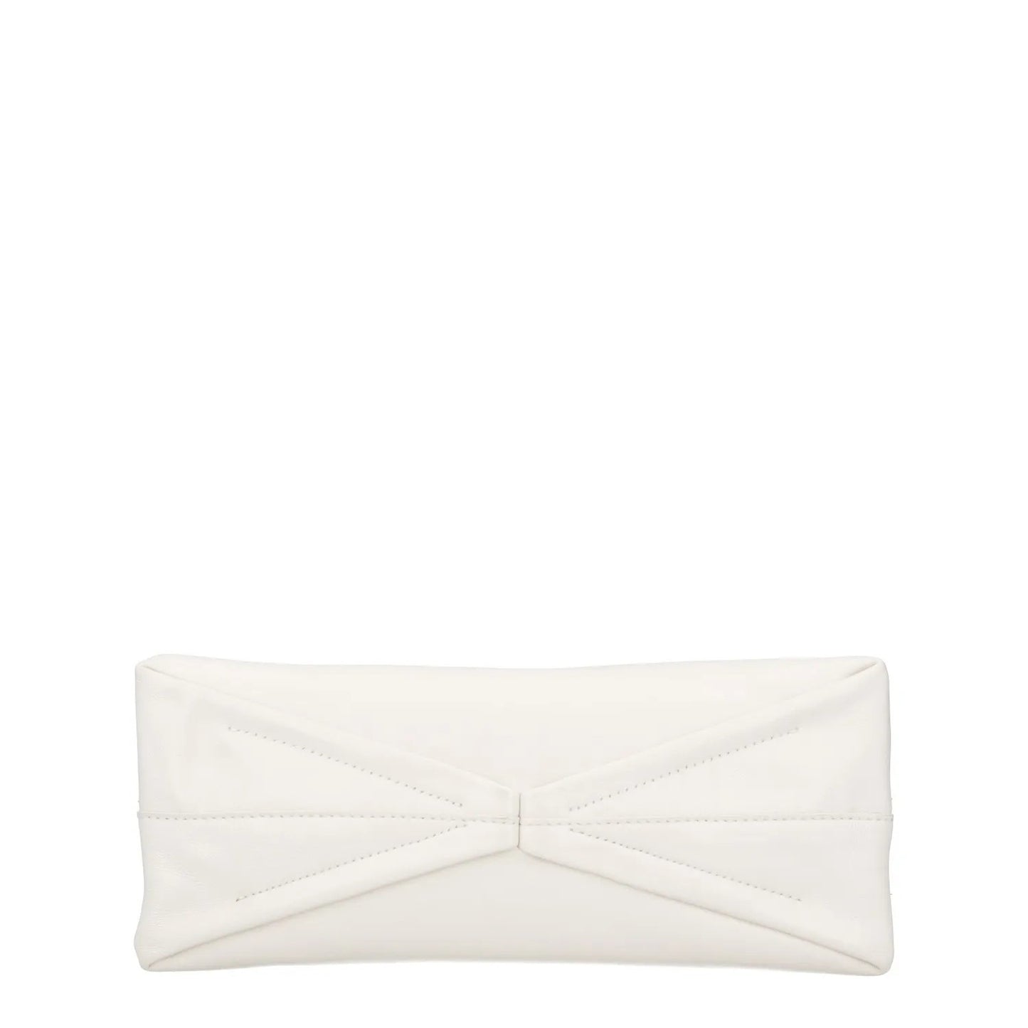 ALEXANDER MCQUEEN Womens Clutch Bag White Leather Gold Hardware Size M RRP 1900 — View 8